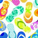 Tropical Breeze Flip Flops 9720 09