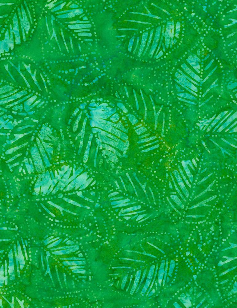 Tropical Greenery Batik B7542 Emerald