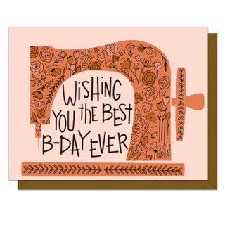 Wishing you the best B-Day card