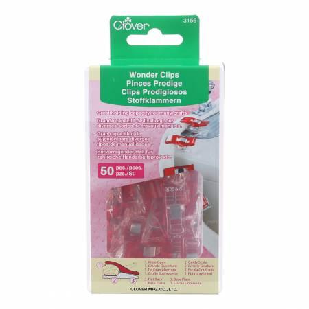 Wonder Clips 50ct - Red