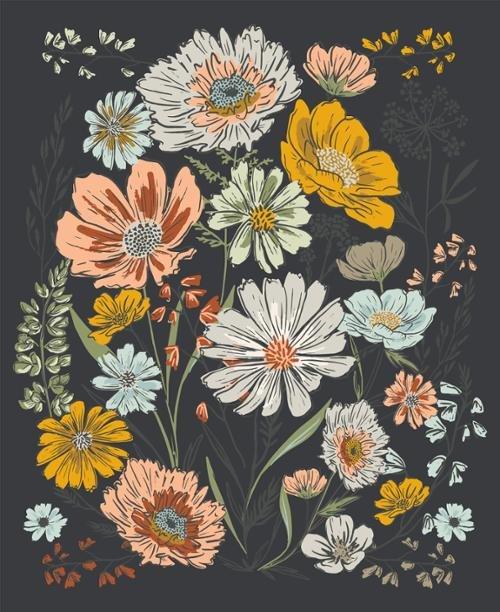 Woodland Wildflowers 45588 19 Panel