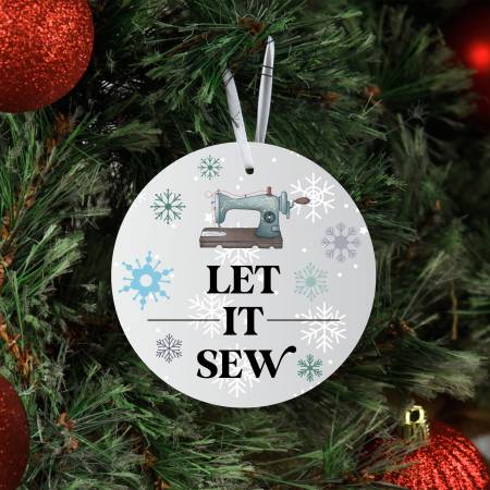 Let It Sew Ornament 2.0