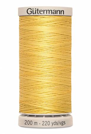 Hand Quilting Cotton Thread 200m/219yds Yellow