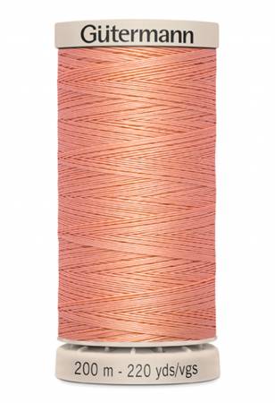 Hand Quilting Cotton Thread 200m/219yds Peach