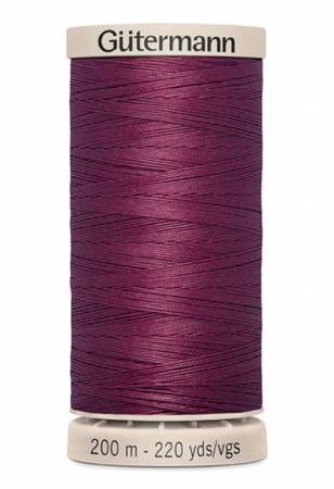 Hand Quilting Cotton Thread 200m/219yds Wine