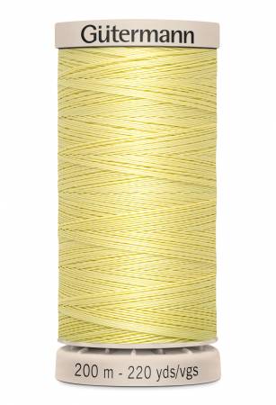 Hand Quilting Cotton Thread 200m/219yds Canary