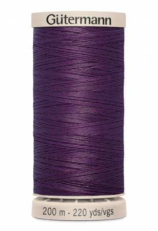 Hand Quilting Cotton Thread 200m/219yds Grape