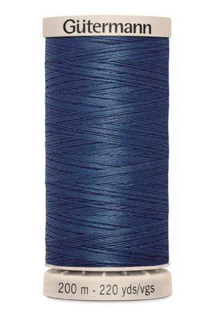 Hand Quilting Cotton Thread 200m/219yds Navy