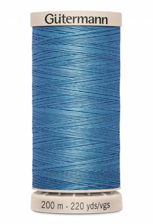 Hand Quilting Cotton Thread 200m/219yds Light Blue