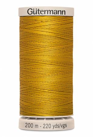 Hand Quilting Cotton Thread 200m/219yds Old Gold