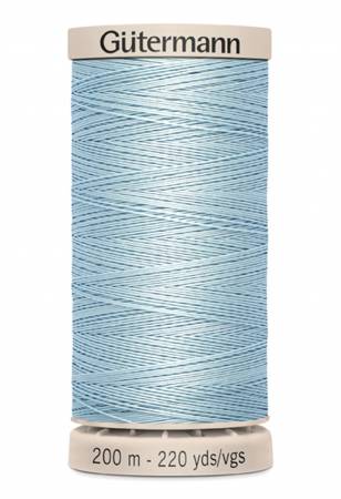 Hand Quilting Cotton Thread 200m/219yds Light Blue Dawn