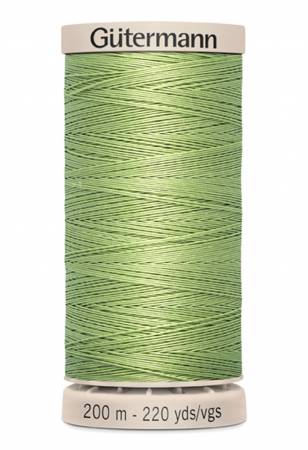 Hand Quilting Cotton Thread 200m/219yds Light Fern