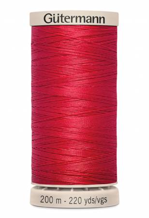 Hand Quilting Cotton Thread 200m/219yds Red