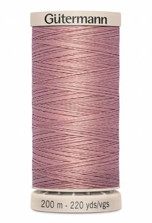 Hand Quilting Cotton Thread 200m/219yds Dusty Rose