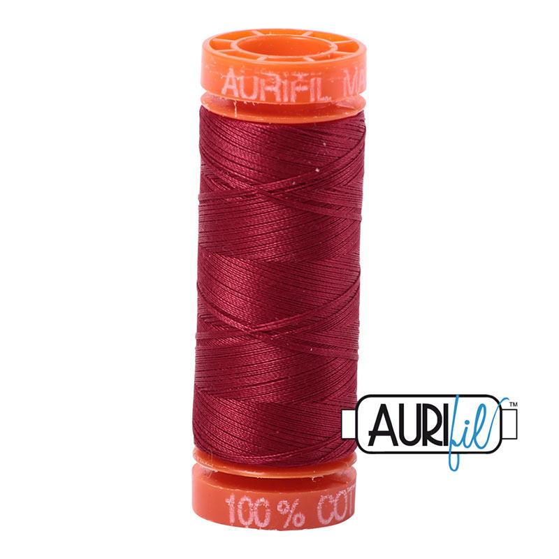 Aurifil 1103 Cotton Thread 50wt 220yds Burgundy