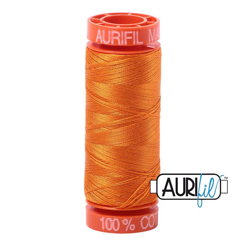 Aurifil 1133 Cotton Thread 50wt 220yds Bright Orange