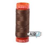 Aurifil 1318 Cotton Thread 50wt 220yds Dark Sandstone