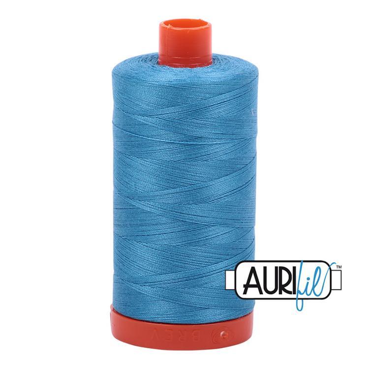 Aurifil 1320 Cotton Thread 50wt 1422 Bright Teal