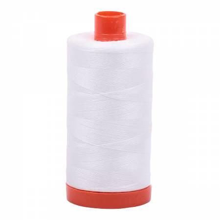 Aurifil 2021 Cotton Thread  50wt 1422yds Natural White