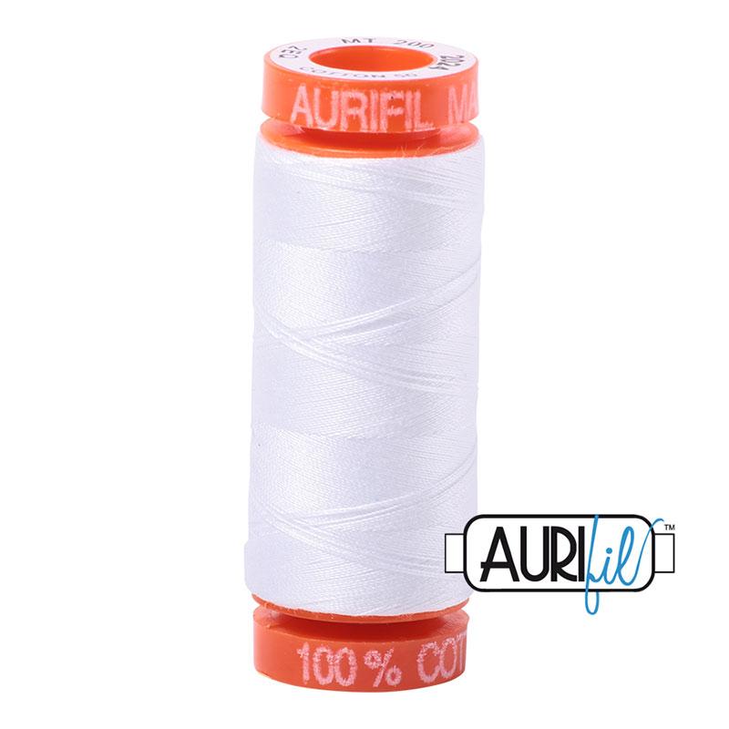 Aurifil 2024 Cotton Thread 50wt 220yds White