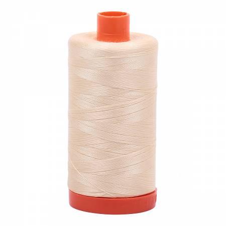 Aurifil 2123 Cotton Thread  50wt 1422yds Butter