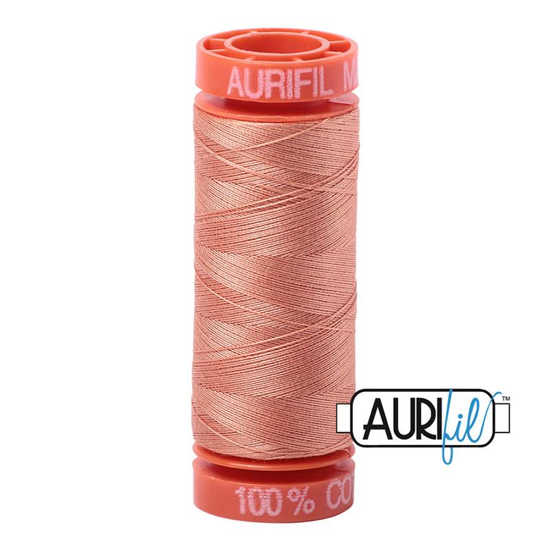 Aurifil 2215 Cotton Thread 50wt 220yds Peach