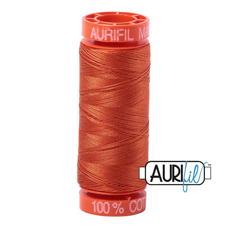 Aurifil 2240 Cotton Thread 50wt 220yds Rusty Orange