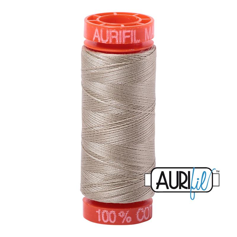 Aurifil 2324 Cotton Thread 50wt 220yds Stone