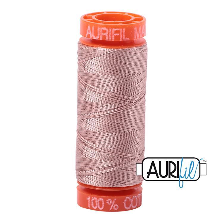 Aurifil 2375 Cotton Thread 50wt 220yds Antique Blush