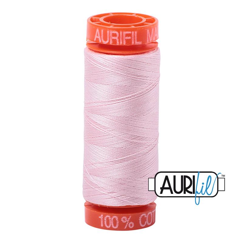 Aurifil 2410 Cotton Thread 50wt 220yds Pale Pink