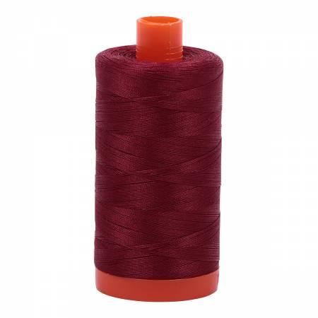 Aurifil 2460 Cotton Thread 50wt 1422yds Dark Carmine Red