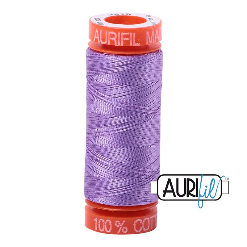 Aurifil 2520 Cotton Thread 50wt 220yds Violet