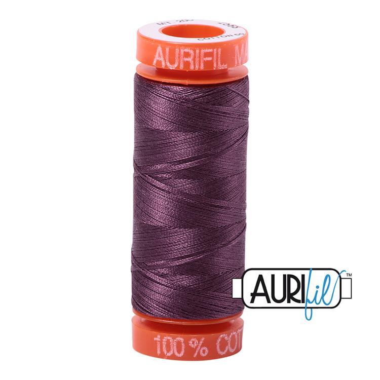 Aurifil 2568 Cotton Thread 50wt 220yds Mulberry