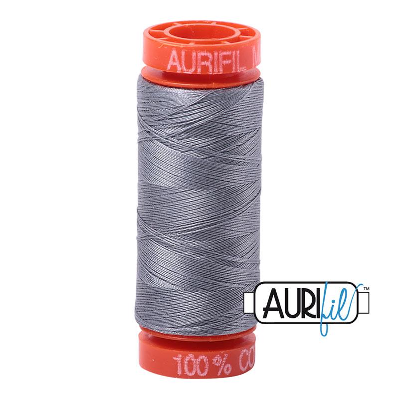 Aurifil 2605 Cotton Thread 50wt 220yds Grey