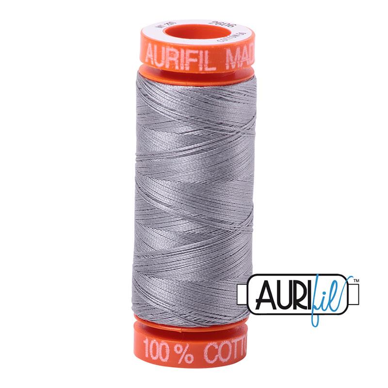 Aurifil 2606 Cotton Thread 50wt 220yds Mist