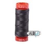 Aurifil 2630 Cotton Thread 50wt 220yds Dark Pewter