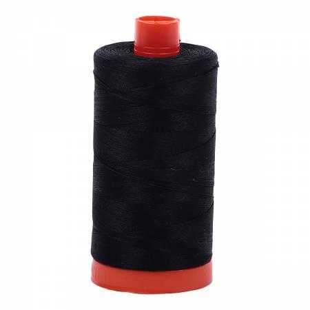 Aurifil 2692 Cotton Thread  50wt 1422yds Black