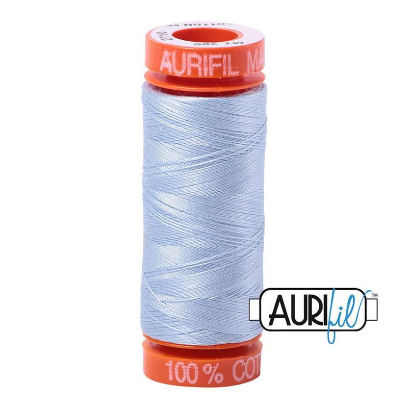 Aurifil 2710 Cotton Thread 50wt 220yds Light Robins Egg