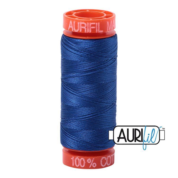 Aurifil 2735 Cotton Thread 50wt 220yds Medium Blue