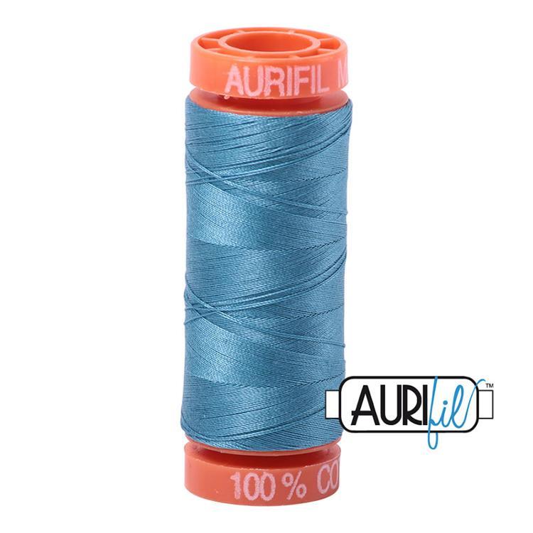 Aurifil 2815 Cotton Thread 50wt 220yds Teal