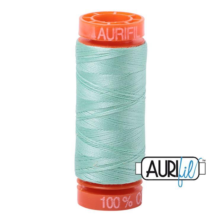 Aurifil 2835 Cotton Thread 50wt 220yds Medium Mint