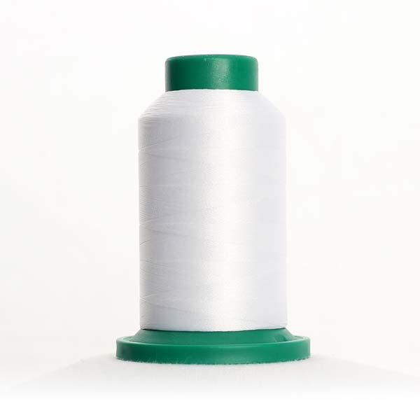 0010 Silky White Isacord Thread