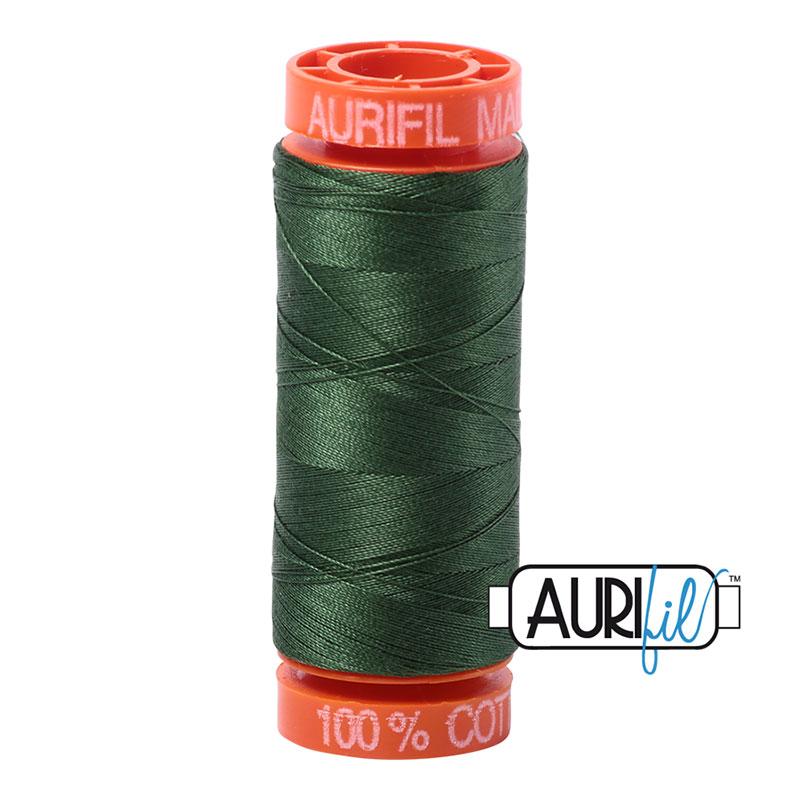 Aurifil 2892 Cotton Thread 50wt 220yds Pine