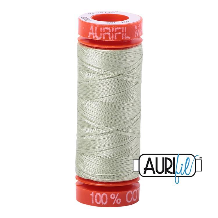 Aurifil 2908 Cotton Thread 50wt 220yds Spearmint