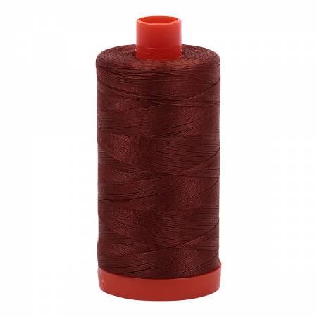Aurifil 4012 Cotton Thread 50wt 1422yds Copper Brown