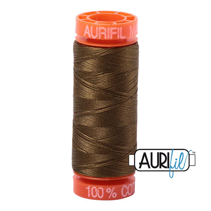 Aurifil 4173 Cotton Thread 50wt 220yds Dark Olive