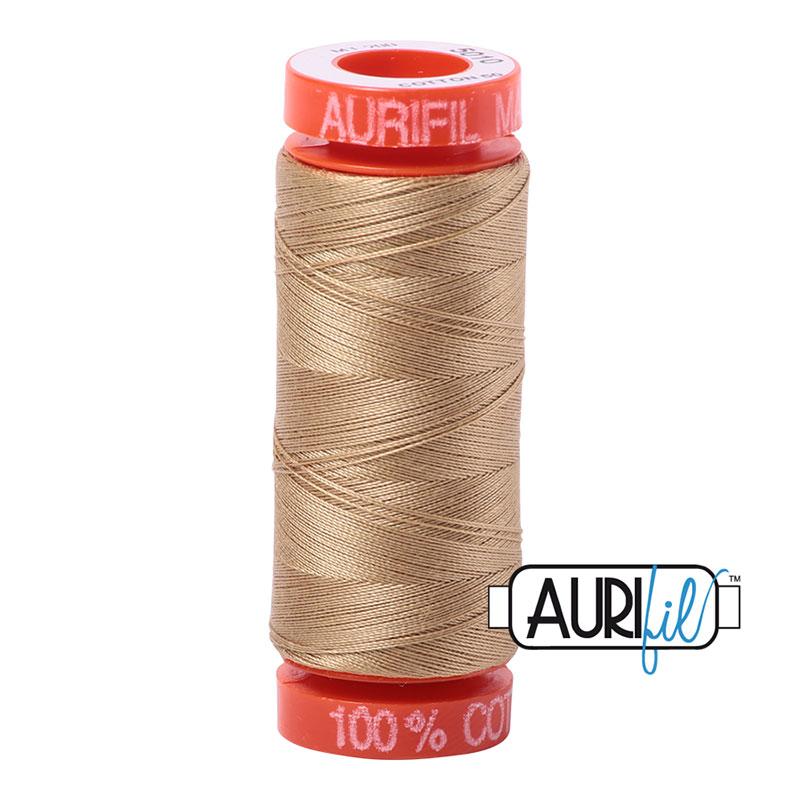 Aurifil 5010 Cotton Thread 50wt 220yds Blond Beige