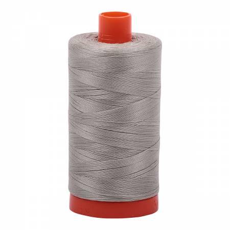 Aurifil 5021 Cotton Thread 50wt 1422yds Light Grey