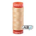 Aurifil 6001 Cotton Thread 50wt 220yds Light Caramel
