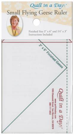 Small Flying Geese Ruler 3-1/2in x 6-1/2in